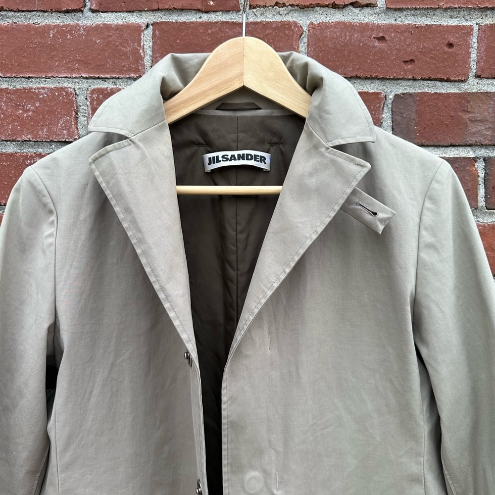 Jil Sander Beige Trench Coat